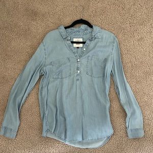 Faux Jean Blouse